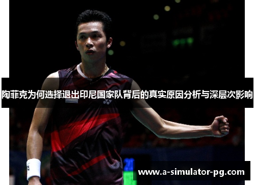 陶菲克为何选择退出印尼国家队背后的真实原因分析与深层次影响